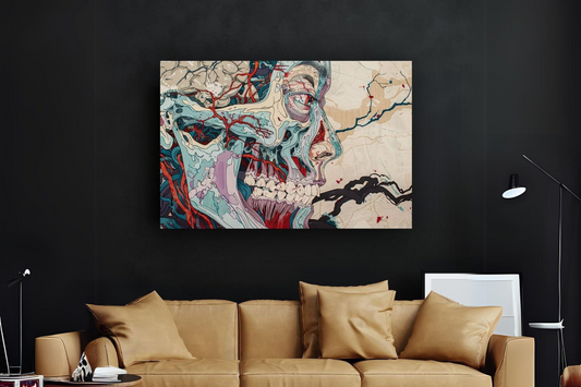 toile medecine de medsan, shingeki no anatomy pour cabinet de médecine, décoration